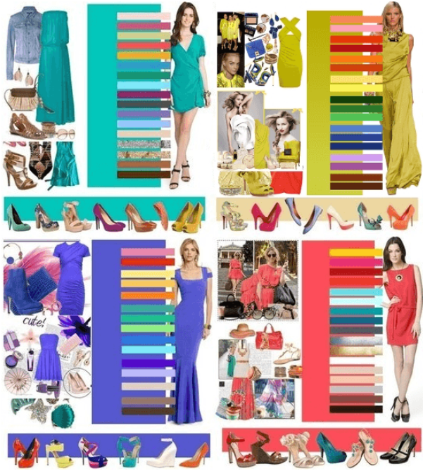 Простые схемы цветовой сочетаемости позволят легко комбинировать все предметы вашего гардероба.