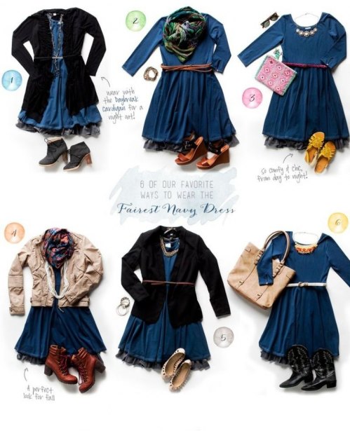 Fairest Navy Dress