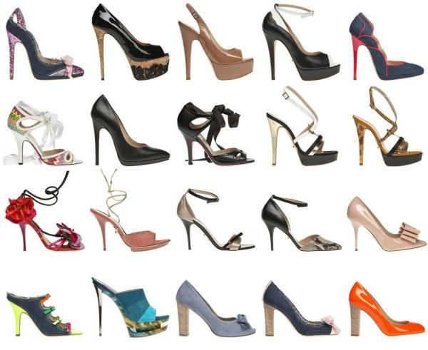 Модели и виды женских туфель