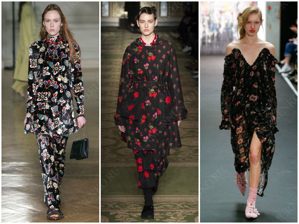 Valentino, Simone Rocha, Preen представили варианты в трендах осенних цветов