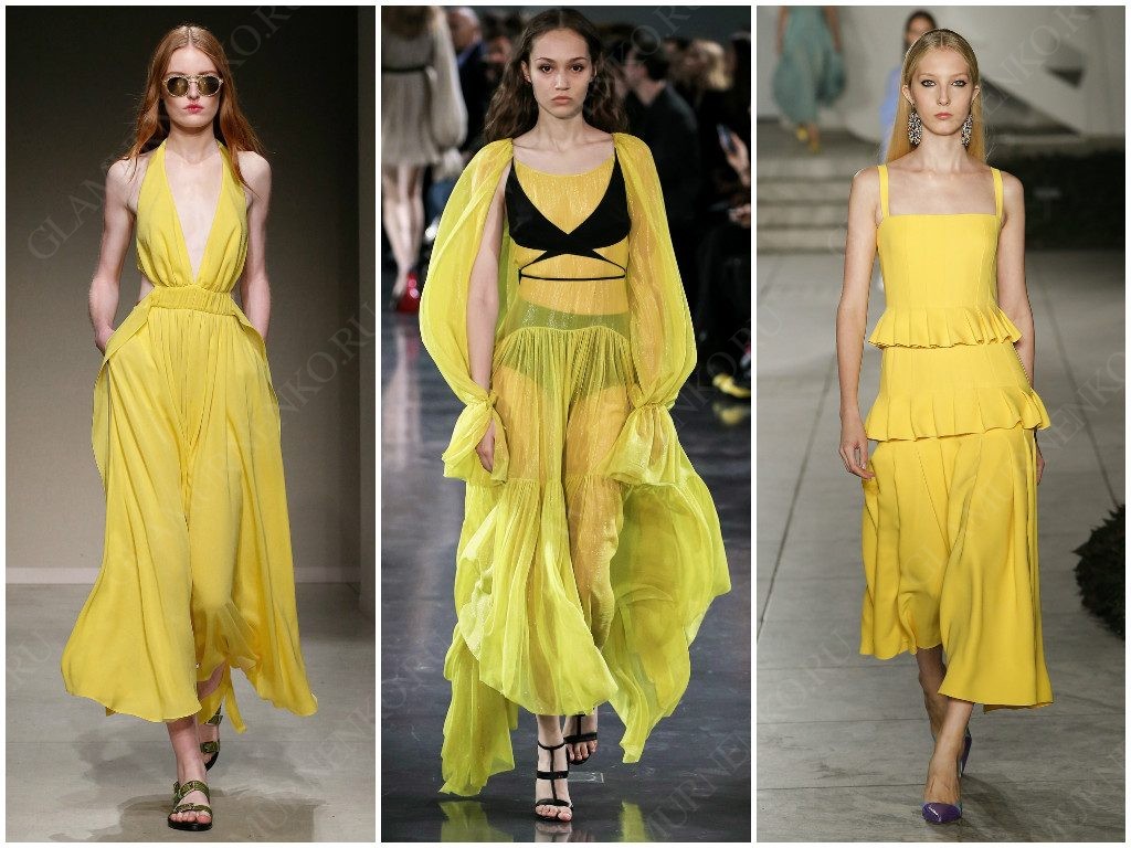 Trussardi, Mugler, Carolina Herrera примеры образов