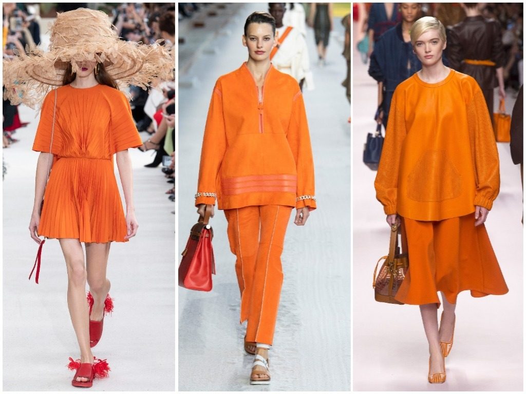 Valentino, Hermès, Fendi весна-лето 2019