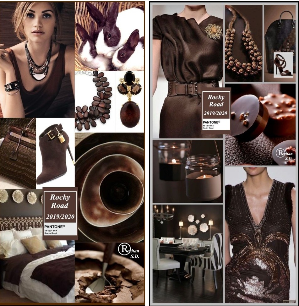 Rocky Road â землÑной оÑÑенок коÑиÑневого, ÑÑмнÑй и глÑбокий, ÑÑ
ожий Ñ ÑÑÑнÑм Ñоколадом.