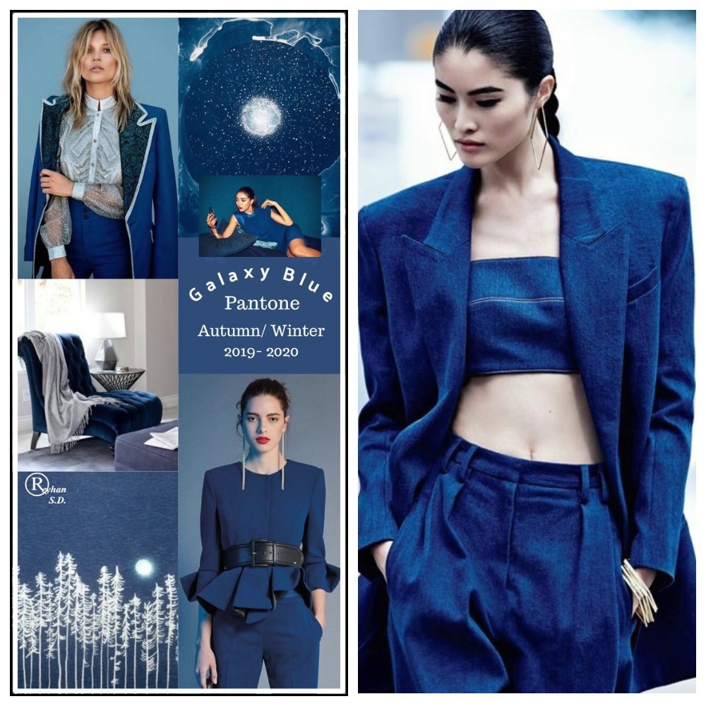 Galaxy Blue â глÑбокий, наÑÑÑеннÑй оÑÑенок Ñинего, напоминаÑÑий о болÑÑой галакÑике