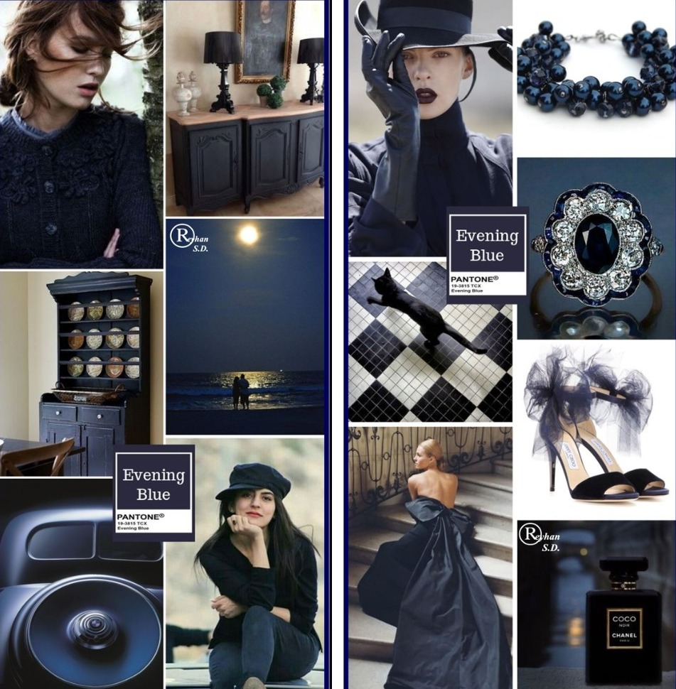 Evening Blue пеÑеводиÑÑÑ ÐºÐ°Ðº ÐеÑеÑний Ñиний, и в Ñамом деле â ÑÑÐ¾Ñ Ð¾ÑÑенок аÑÑоÑииÑÑеÑÑÑ Ñ ÑÑмно-Ñиним веÑеÑним небом