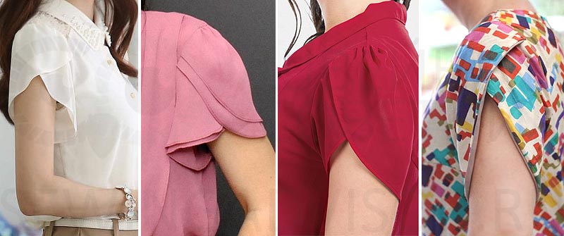 «Тюльпан» - оригинальная форма рукава летних блузок