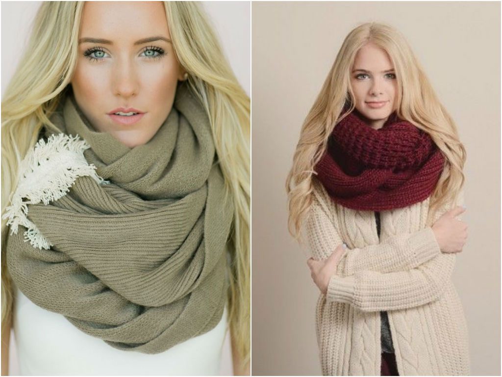 Чтобы согреться осенью, комбинируйте кардиган с теплым шарфом.