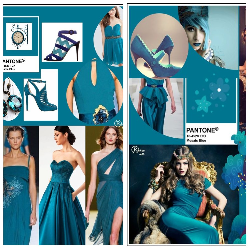 PANTONE 18-4528 Mosaic Blue (Мозаичный синий)
