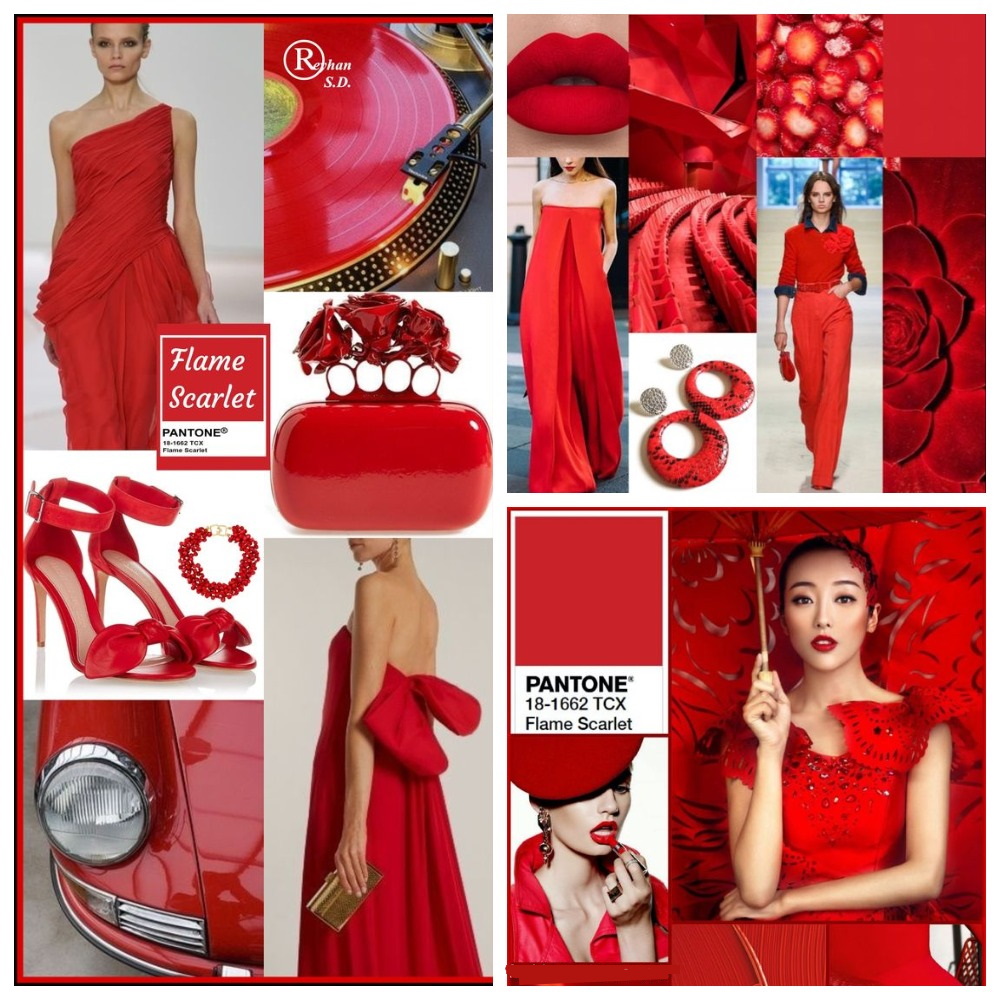 PANTONE 18-1662 Flame Scarlet (Огненный алый)