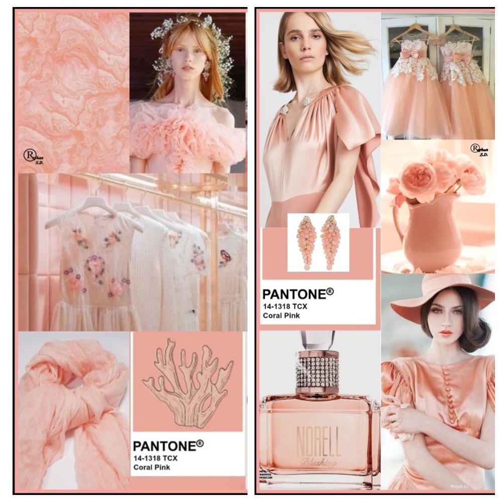 PANTONE 14-1318 Coral Pink (Коралловый розовый)