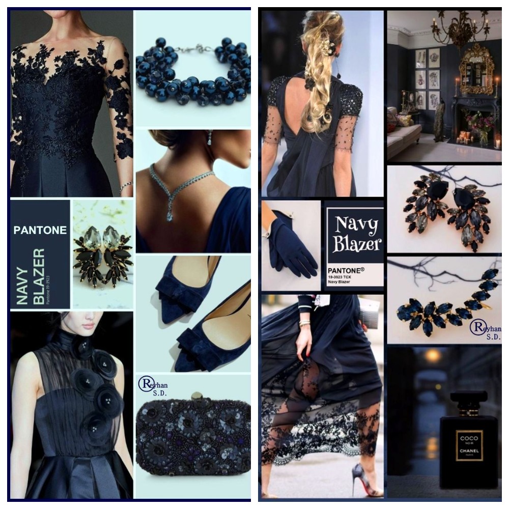 PANTONE 19-3923 Navy Blazer (Морской блейзер)