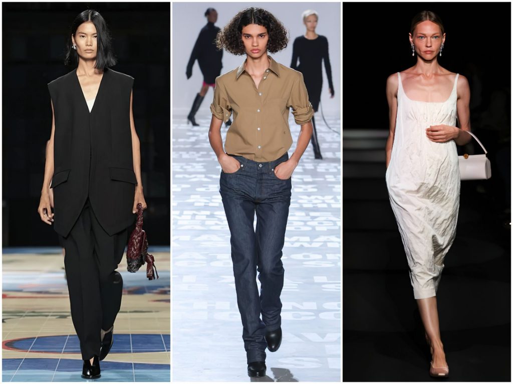 Bottega Veneta, Helmut Lang, Altuzarra весна-лето 2024