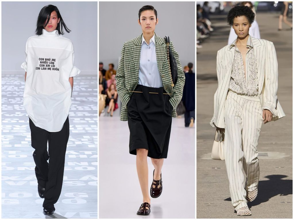 Helmut Lang, Loewe, Stella McCartney весна-лето 2024