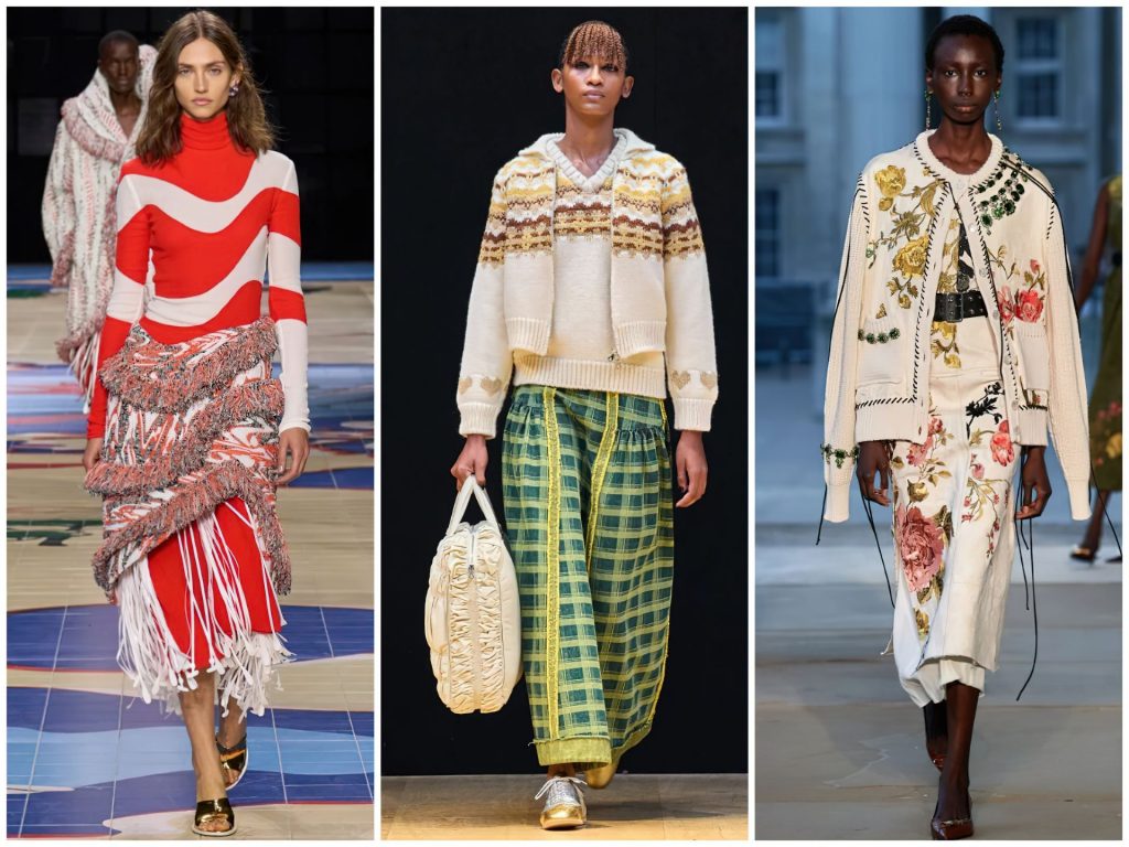 Bottega Veneta, Molly Goddard, Erdem весна-лето 2024