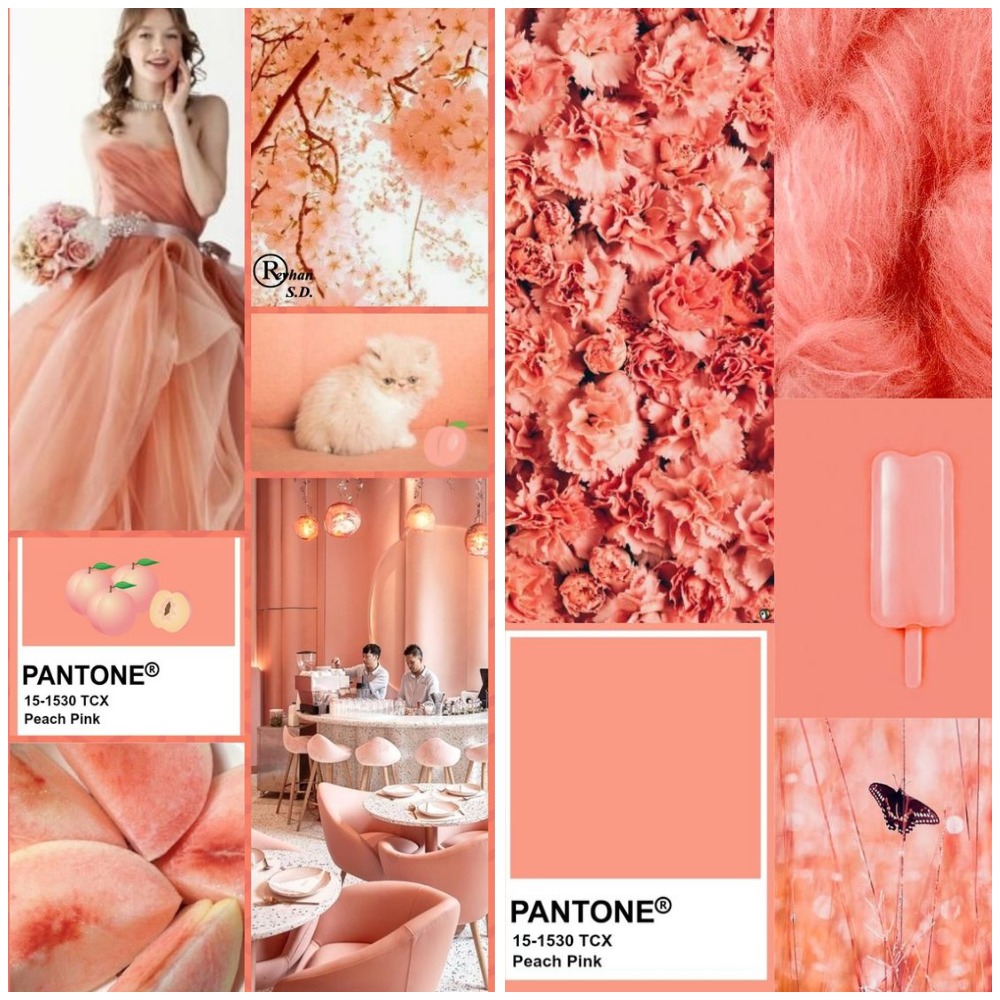 PANTONE 15-1530 Peach Pink (Розовый персик)