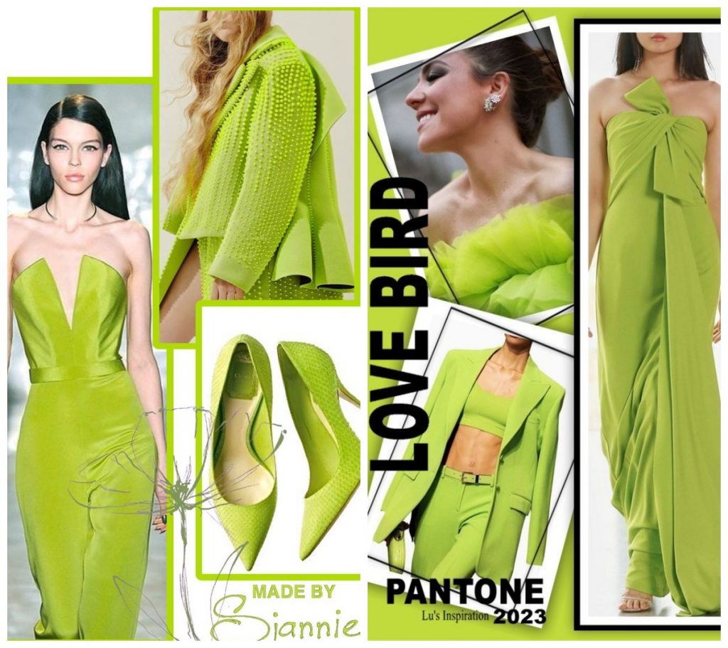 PANTONE 13-0443 Love Bird (Влюблённая птица)