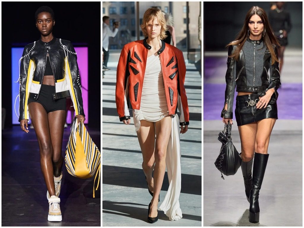 Chloe, Dion Lee, Versace весна-лето 2023