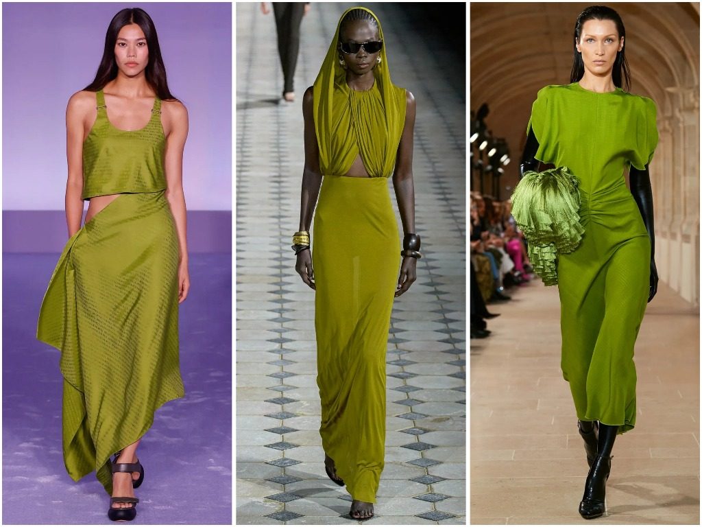 Brandon Maxwell, Saint Laurent, Victoria Beckham весна-лето 2023