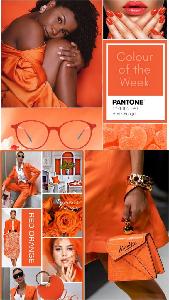 PANTONE 17-1464 Red Orange (Красный апельсин)
